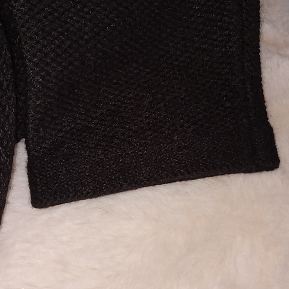 Jones New York Signature sweater in women's XL black acrylic w/ kangaroo pouch - Picture 12 of 13